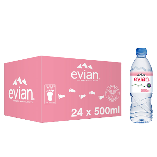 EVIAN WATER 24X500ML